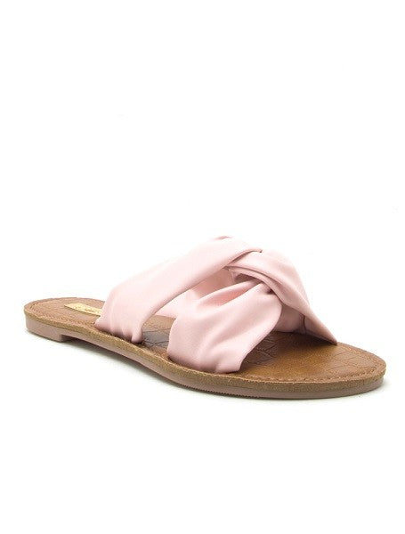 Marie Pink Slip-on Sandals